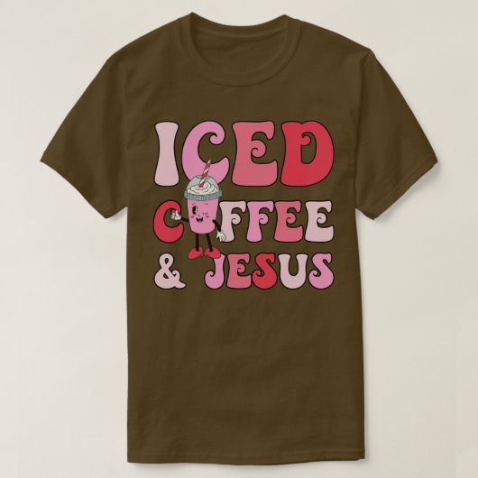 IJskoffie en Jezus T-shirt (Design voorkant)