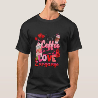 IJskoffie is mijn liefdestaal dag koffie valenti T-shirt