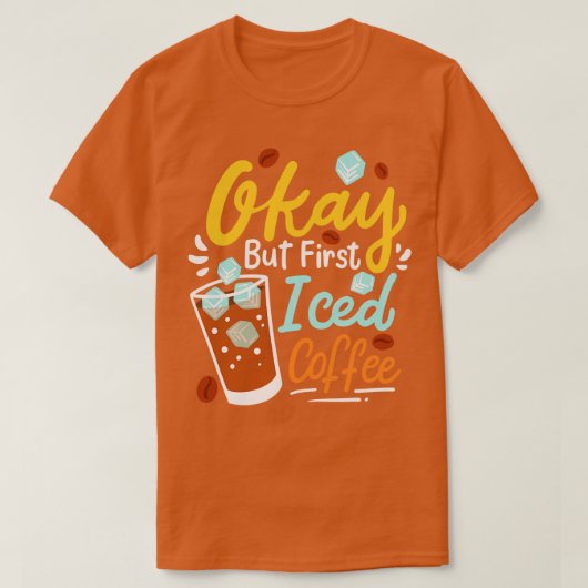 IJskoffie Koude koffie T-shirt (Design voorkant)