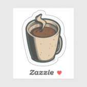 ijskoffie - sticker " ijskootje " (Vel)