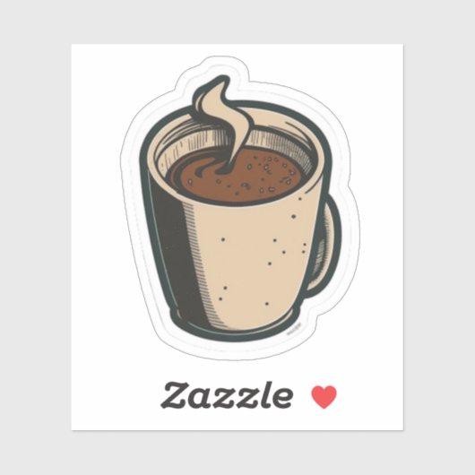 ijskoffie - sticker " ijskootje " (Vel)