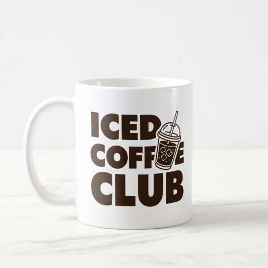 ijskoffieclub koffiemok (Links)
