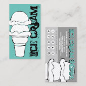 ijskomp wrijft trouw klantenkaartje (Voorkant / Achterkant)