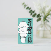 ijskomp wrijft trouw klantenkaartje (Staand voorkant)