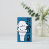 ijskomp wrijft trouw klantenkaartje (Staand voorkant)