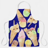 IJskompen snoep toppings wafeltje Schort (Voorkant)