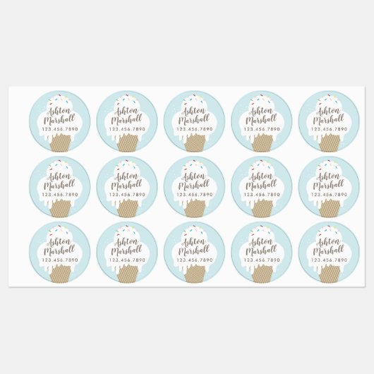 IJskomper waterbestendige kinder stickers (Vel)