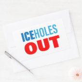 IJskonijns UIT Rechthoekige Sticker (Envelop)