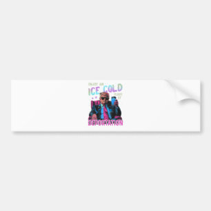 IJSkoud genieten Bumpersticker