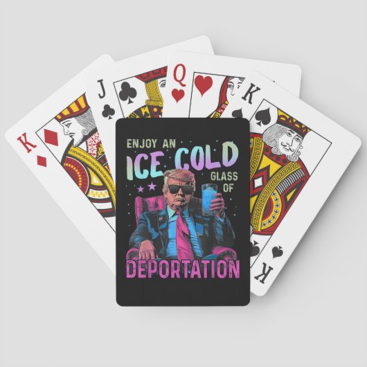 IJSkoud genieten Pokerkaarten (Achterkant)