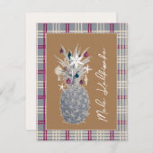 IJskoude Eilandden, Suikerpruim Feestdagenkaart (Voorkant / Achterkant)