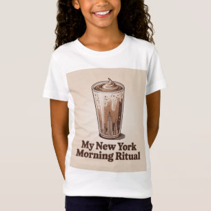 IJskoude koffie en stadschaos New York City T-shirt