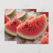 IJskoude zomerse sferen Save The Date (Voorkant / Achterkant)