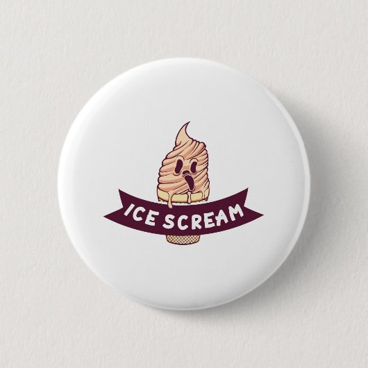 ijskreet ronde button 5,7 cm (Voorkant)