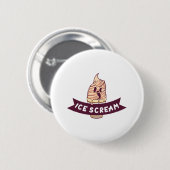ijskreet ronde button 5,7 cm (Voorkant /achterkant)