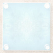 ijskristal glazen onderzetter (Achterkant)