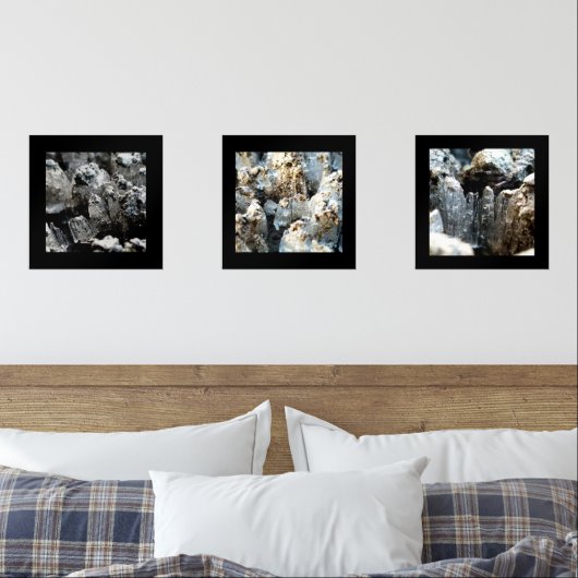 IJskristallen 12x12 Poster Print Set (Slaapkamer)