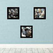 IJskristallen 12x12 Poster Print Set (Houten vloer)