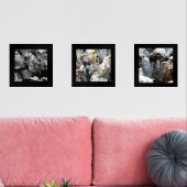IJskristallen 12x12 Poster Print Set (Woonkamer)