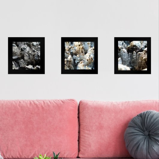 IJskristallen 12x12 Poster Print Set (Woonkamer)