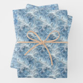 IJskristallen en ijskristallen patroon Inpakpapier Vel (In situ)