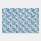 IJskristallen en ijskristallen patroon Inpakpapier Vel (Voorkant)