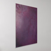 IJskristallen IV Zilveren Folie Print (Laagn)