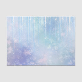 IJskristallen Sneeuwvlokken Kristallen Blauw Paars Tissuepapier