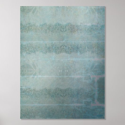 IJskristallen V Zilveren Folie Print (Voorkant)