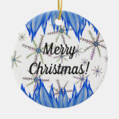 IJskristallen. Versiering Keramisch Ornament (Voorkant)