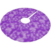 IJskristalstarbursts - diep paars Kerstboom Rok (Gekanteld)