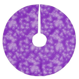 IJskristalstarbursts - diep paars Kerstboom Rok