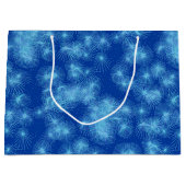 IJskristalstarbursts - kobalblauw Groot Cadeauzakje (Voorkant)