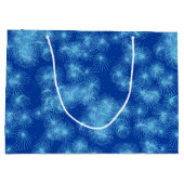 IJskristalstarbursts - kobalblauw Groot Cadeauzakje (Achterkant)