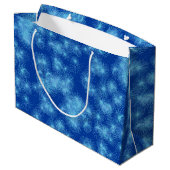 IJskristalstarbursts - kobalblauw Groot Cadeauzakje (Achterkant Gekanteld)