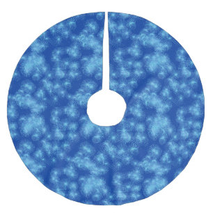 IJskristalstarbursts - kobalblauw Kerstboom Rok