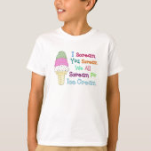 IJskruid U roest IJscream Kinder T-Shirt (Voorkant)