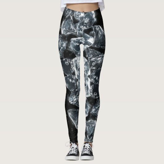 IJskubben die aan de rand van het afbeelding smelt Leggings (Voorkant)