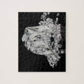 IJskubben die in diamanten smelten Legpuzzel (Verticaal)