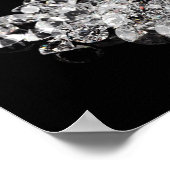 IJskubben die in diamanten smelten Poster (Hoek)