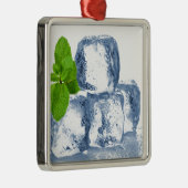 IJskuiken koel jezelf af Metalen Ornament (Rechts)