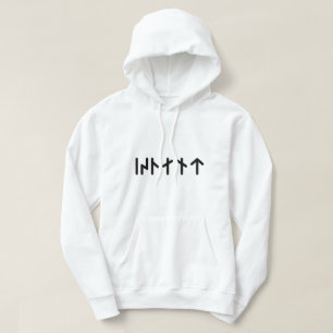 IJsland ᛁᛋᛚᛅᚾᛏ ~ Jongere Futhark Runen Hoodie