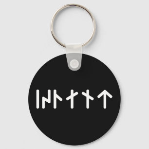 IJsland ᛁᛋᛚᛅᚾᛏ ~ Jongere Futhark Runen Sleutelhanger