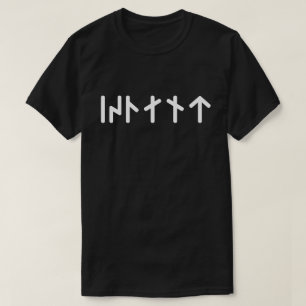 IJsland ᛁᛋᛚᛅᚾᛏ ~ Jongere Futhark Runen T-shirt