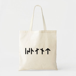 IJsland ᛁᛋᛚᛅᚾᛏ ~ Jongere Futhark Runen Tote Bag