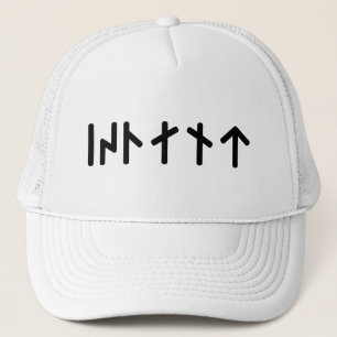 IJsland ᛁᛋᛚᛅᚾᛏ ~ Jongere Futhark Runen Trucker Pet