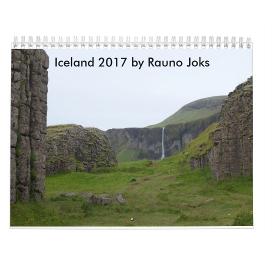 IJsland 2017, ingediend door Rauno Joks Kalender (Hoes)