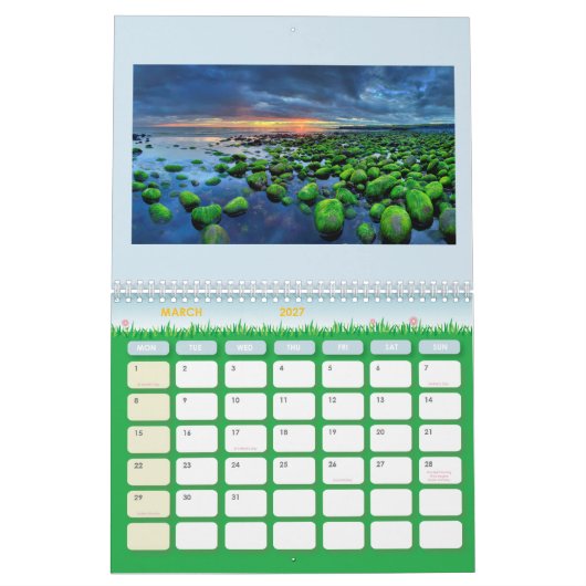 IJsland Agenda 2018 Kalender (Mar 2027)