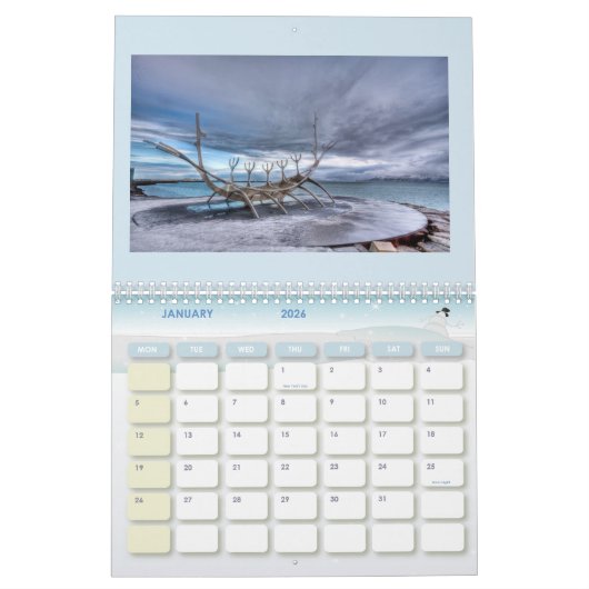 IJsland Agenda 2018 Kalender (Jan 2026)