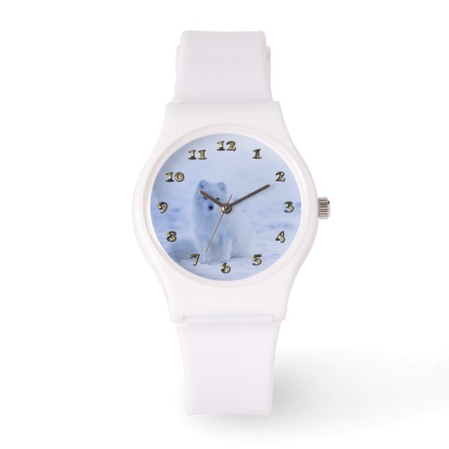 IJsland Arctic Fox Horloge (Voorkant)